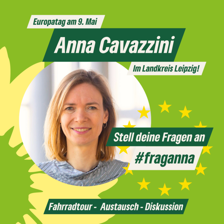 Anna Cavazzini zum Europatag im Landkreis Leipzig